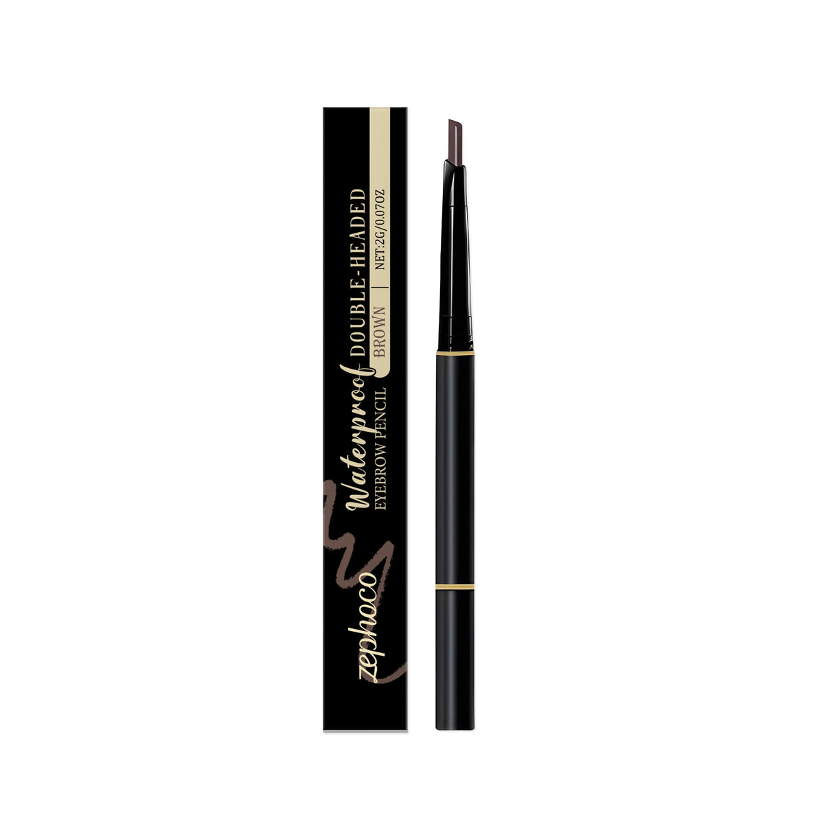 Long-Lasting Color-E Enhancing Eyebrow Pencil – Double-Ended Makeup Tool