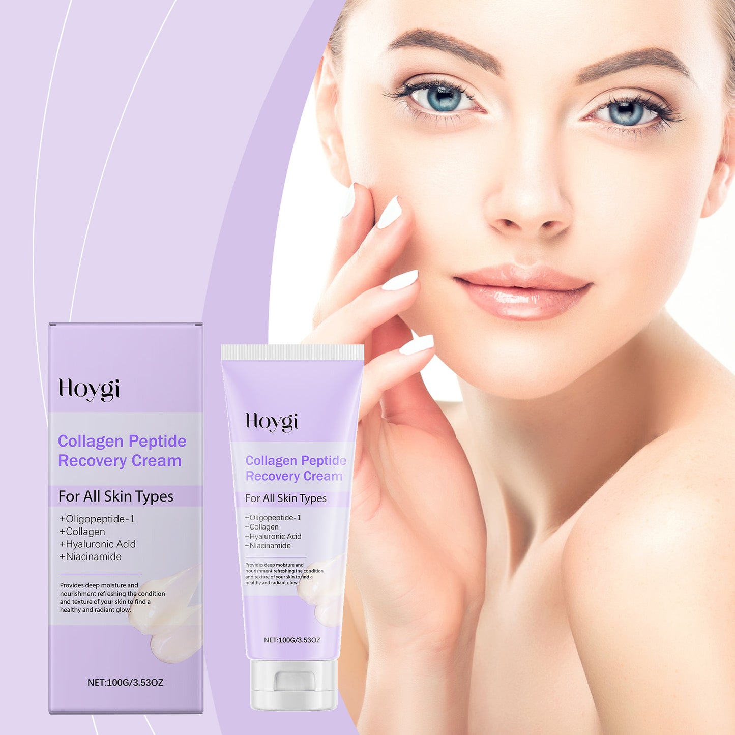 Collagen Peptide Anti-Wrinkle Face Cream - Firming & Hydrating Moisturizer