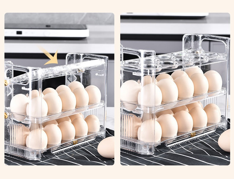 Kitchen Egg Storage Box - Food Preservation Container with Multiple Colors