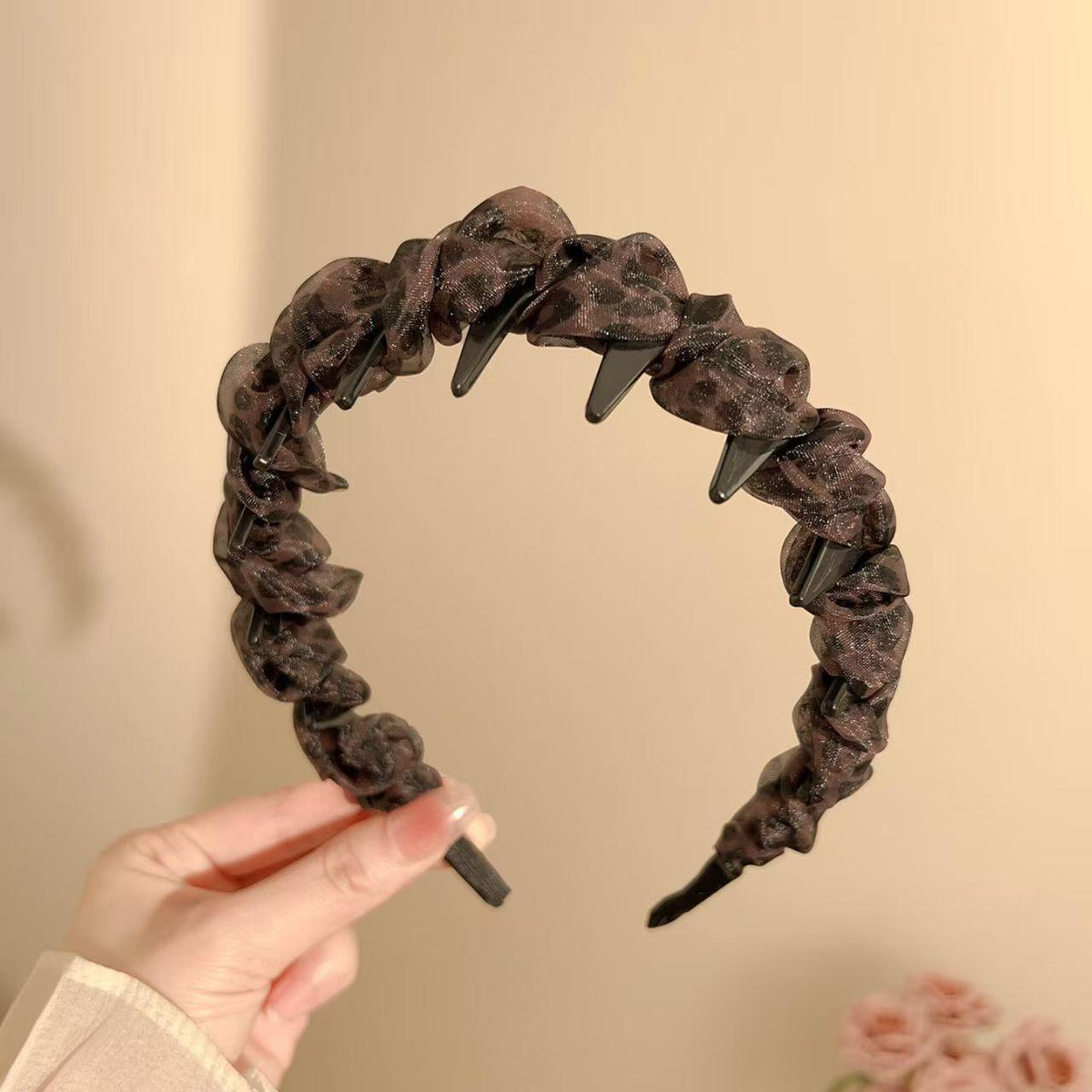 Non-Slip Ruffled Trim Headband for Women - Hair Accessories