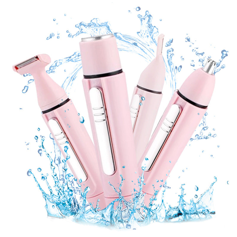 Women's Electric Body Hair Shaver - 5 Cutter Heads