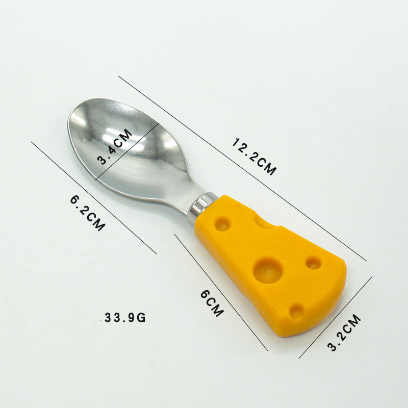Multi-Purpose Kitchen Utensil Set - Stainless Steel Spatula, Cheese & Cream Knives, Fork & Spoon