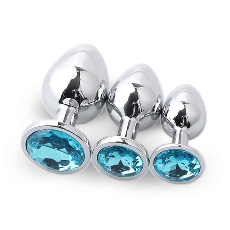 Metal Anal Plug Set - Adult Leisure Toys for Backdoor Stimulation