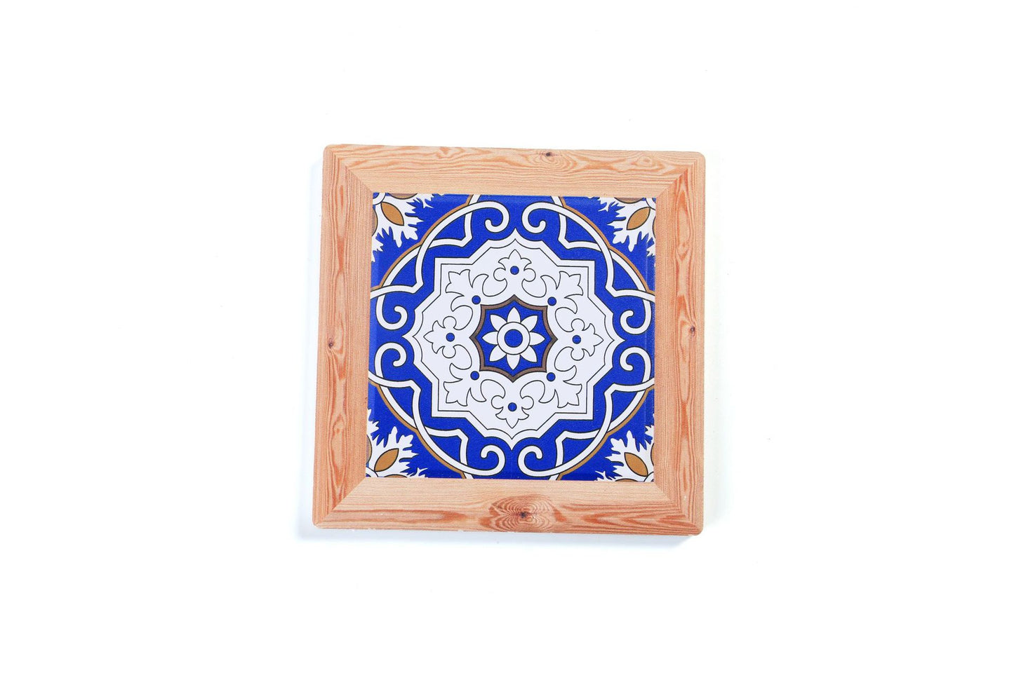 Chinese Style Ceramic Cork Cup Mat - Dinnerware, Non-Slip Coaster Set