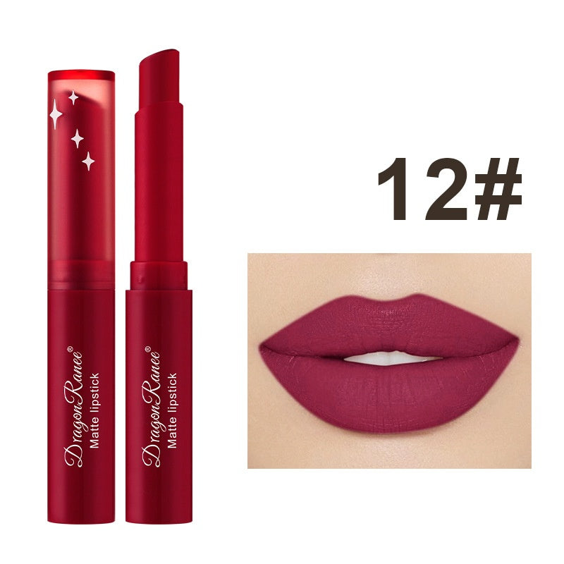 Matte Finish Lipstick Lip Balm Pen - Nude, Brown, Oblique Mouth Shades