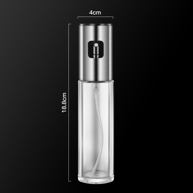 Stainless Steel Oil Dispenser Bottle - 100ml & 200ml Capacity, Automatic Pour