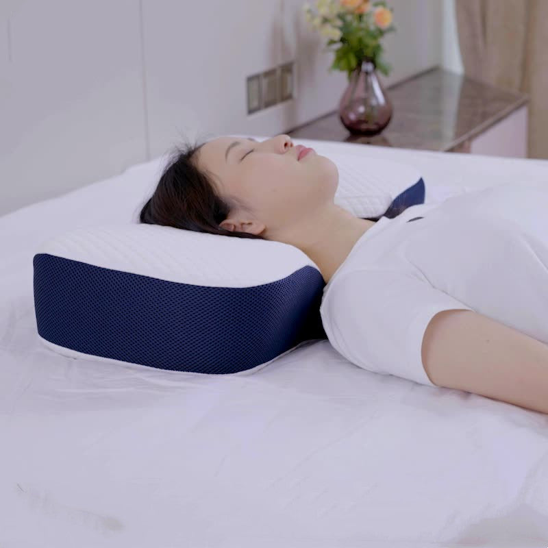 Neck Support Memory Foam Pillow - Slow Rebound, White