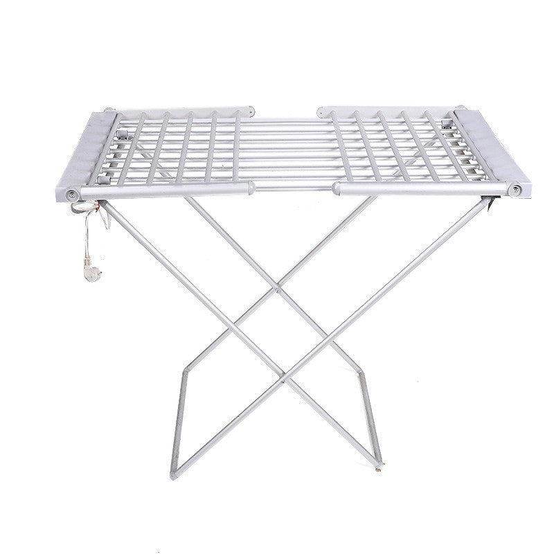 Electric Clothes Dryer Hanger - Floor-Standing Laundry Rack with Touchscreen