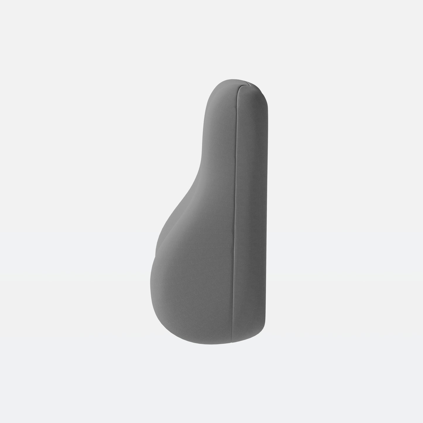 Ergonomic Memory Foam Support Pillow for Couples - Grey