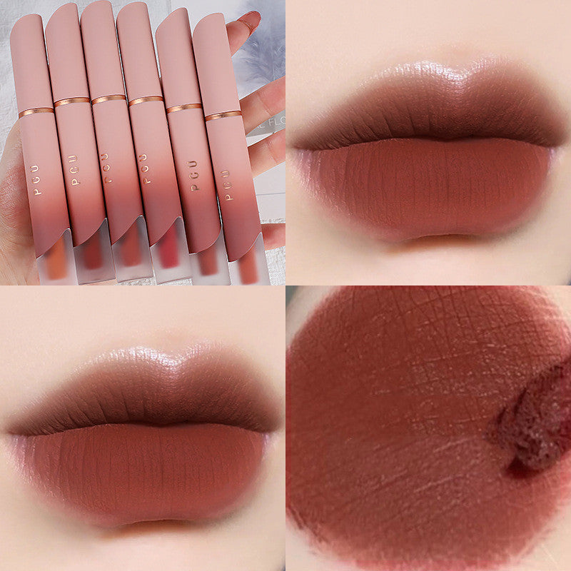 Matte Lip and Cheek Blush Set Non-Stick Velvet Finish Multiple Colors