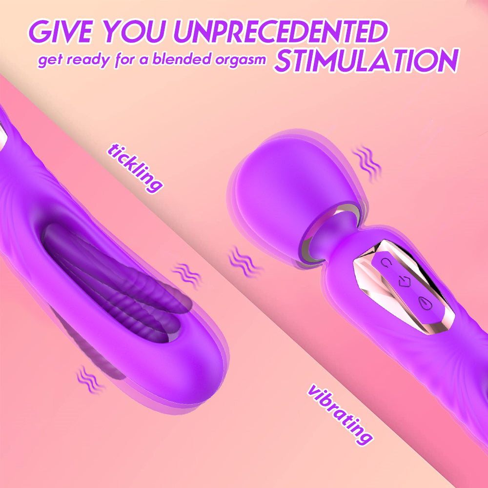 Couple's Slap Vibrator - 7 Slap & 10 Vibration Modes, G-Spot Dildo