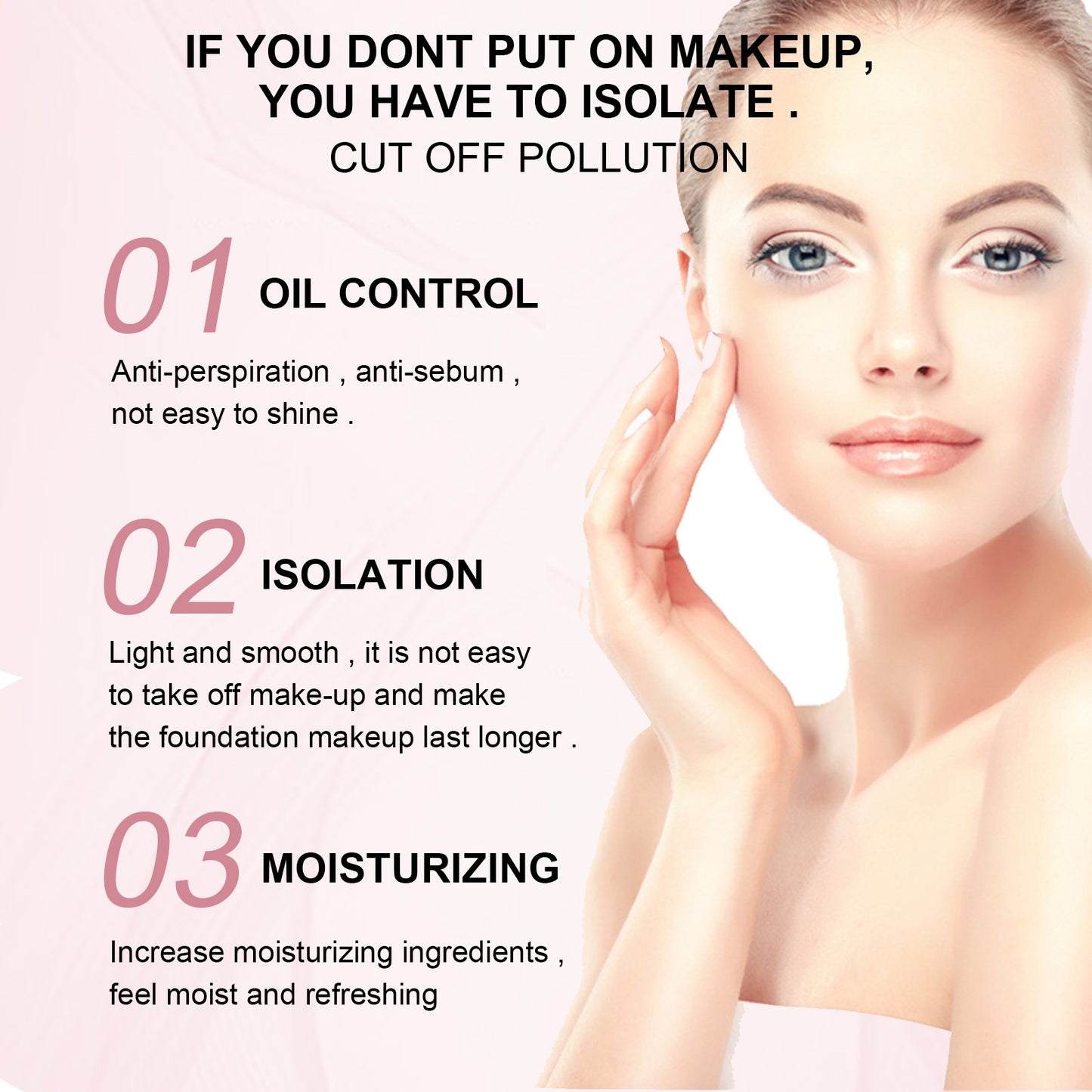 Moisturizing Makeup Primer Gel - Pore Refining & Skin Firming Base