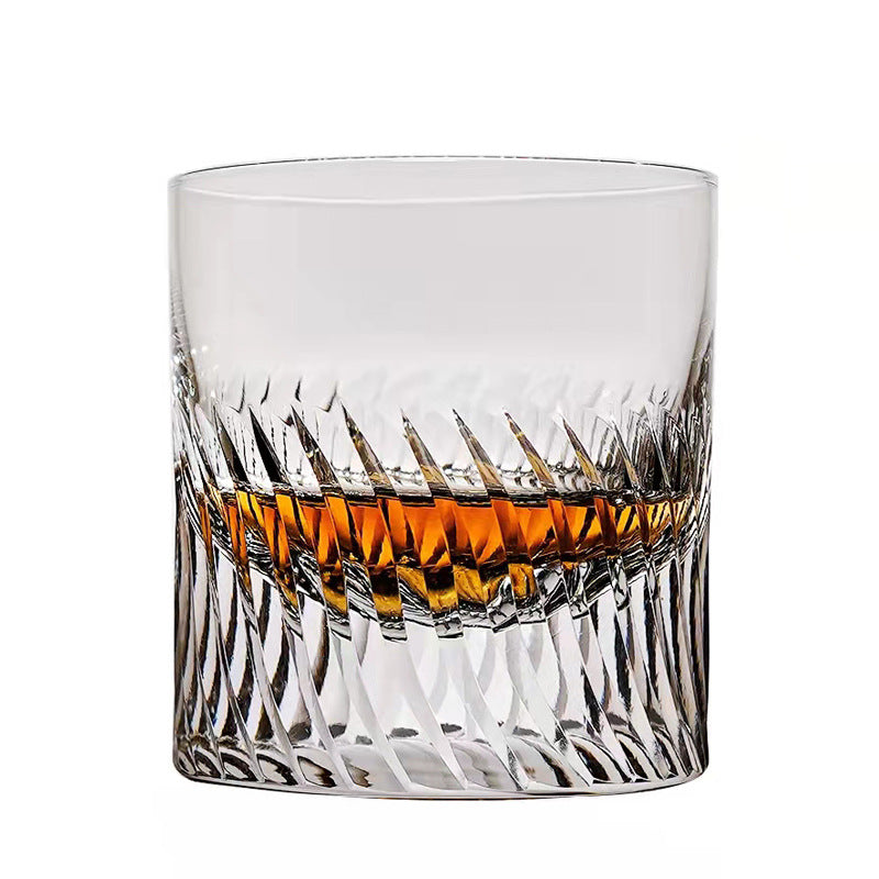 Wine Knot Handmade Carved Crystal Glass Drinkware - Multiple Variants