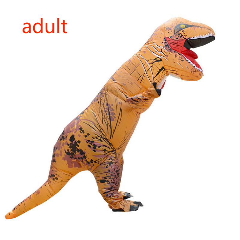 Inflatable Dinosaur Suit for Stage & Party Performance - Adult Yellow
