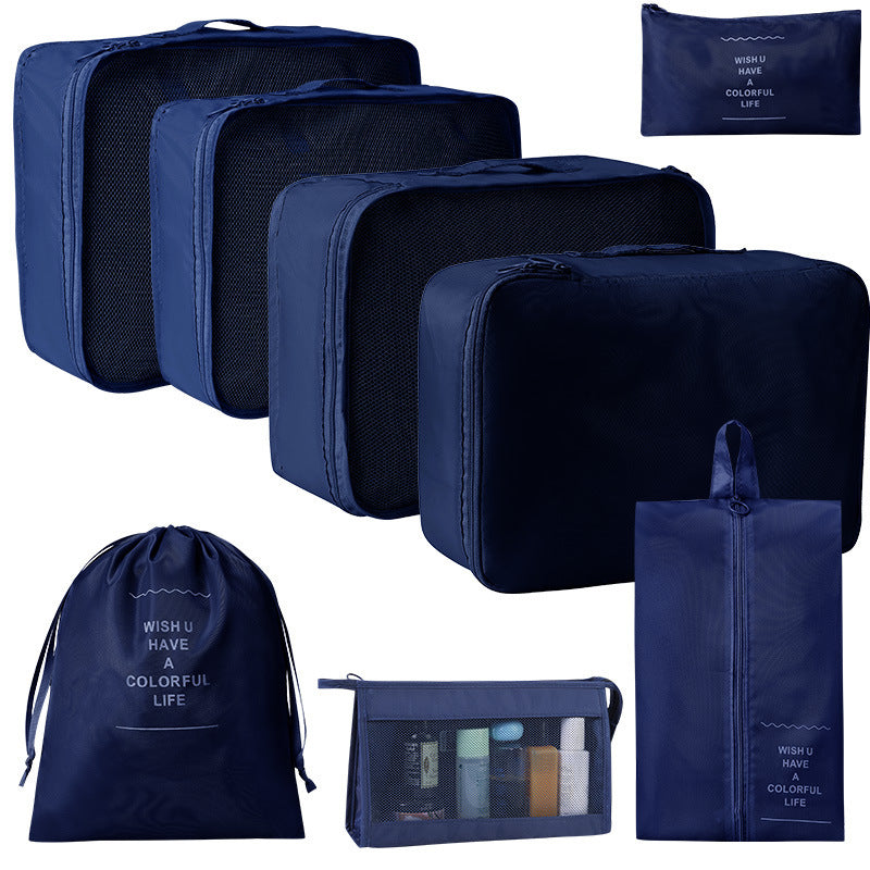 8-Pack Travel Storage Bags Set for Organization and Packing