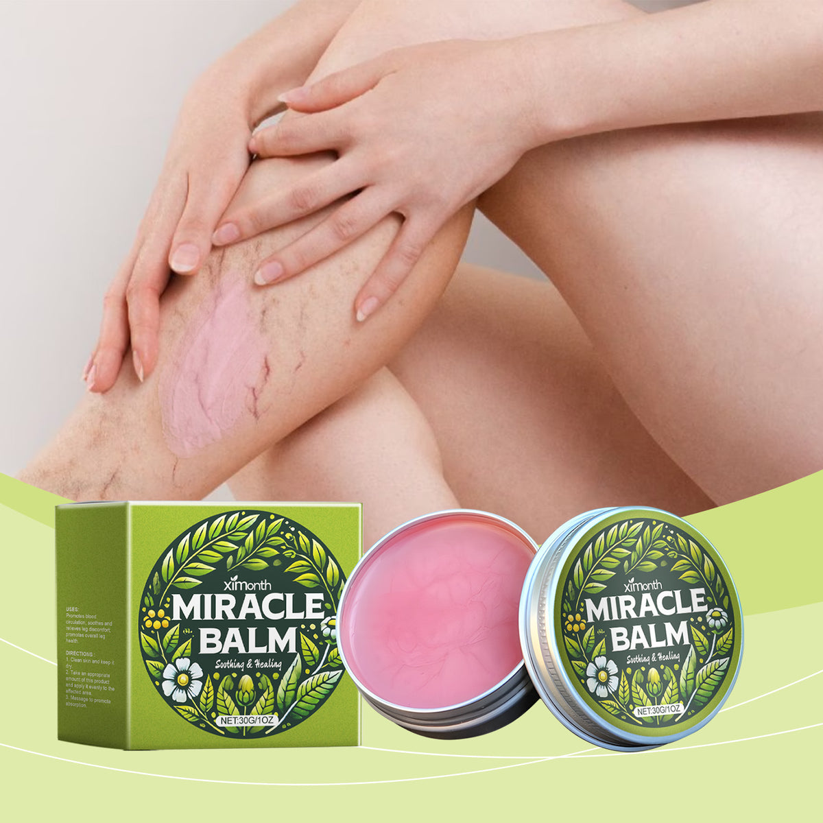 Leg Care Cream for Chapped Skin & Frostbite Relief
