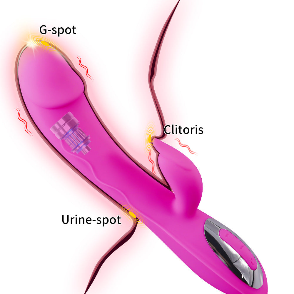 G-Spot Vibration Female Massage Device - Manual Silicone Adult Wellness