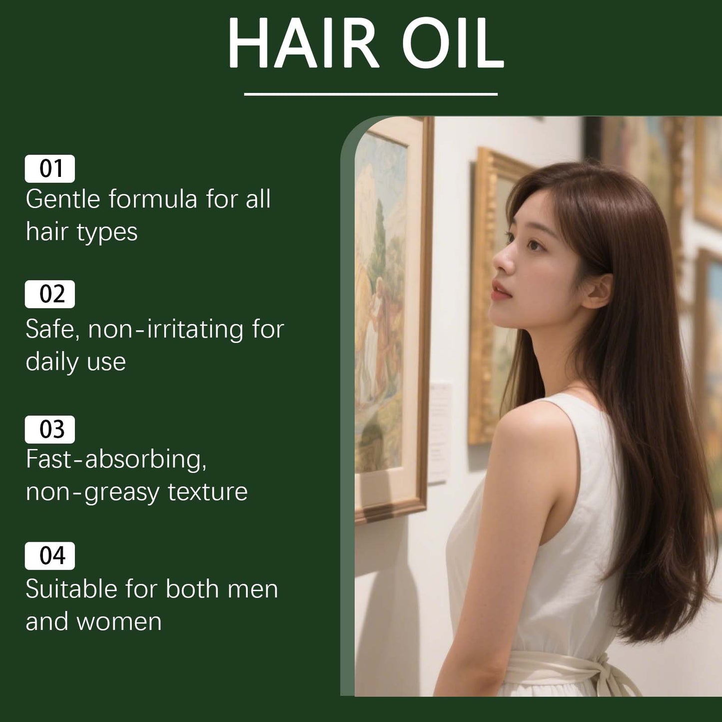 Juniper Leaf Hair Oil with Natural Extracts - 30ml Hair Treatment