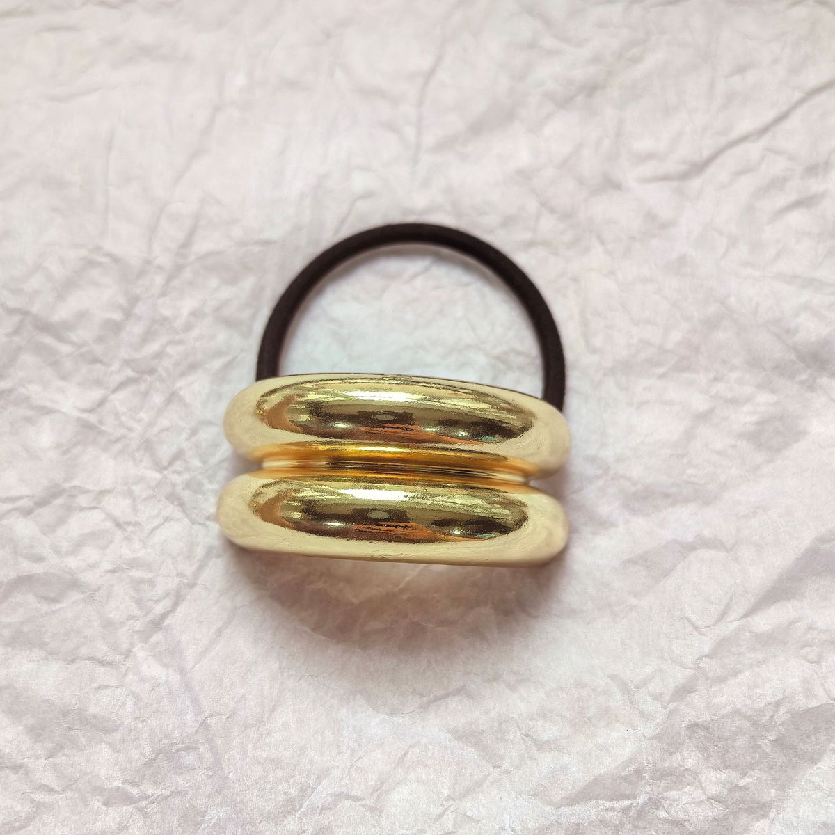 Minimalist Alloy Hair Ring Set - Semi-Curved Hair Accessories for Elegant Styling