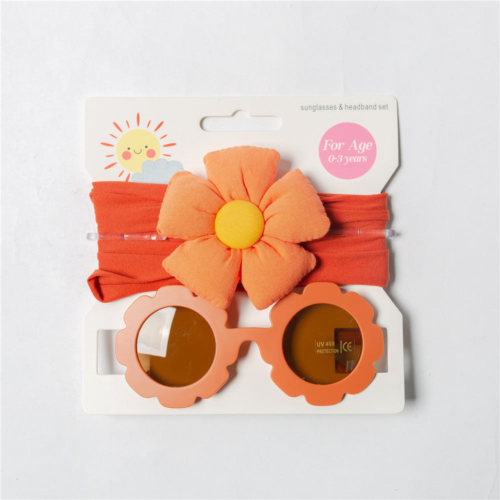 Children's Hair Band Glasses Set - Kids Hair Accessories for 3-6 Years