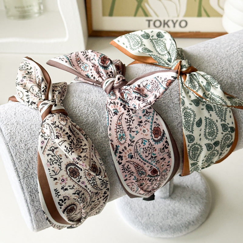 Paisley Satin Hair Band
