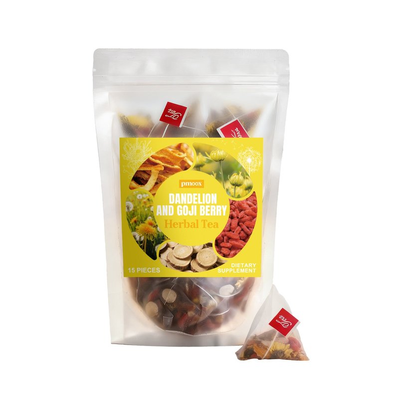 Dandelion & Goji Berry Herbal Tea Bags - 15 Pieces
