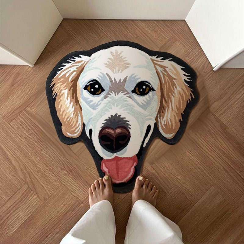 Thickened Faux Cashmere Floor Mats - Irregular & Bow-Shaped Home Rugs