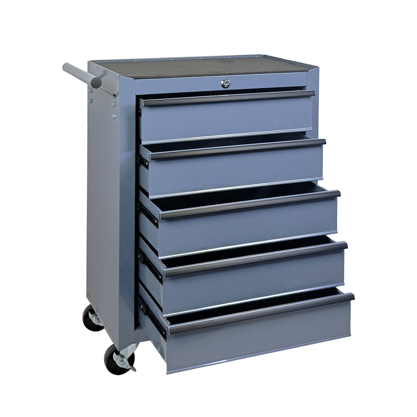 20-Inch Metal Rolling Tool Chest with 5 Drawers, Steel Storage Cabinet, Grey