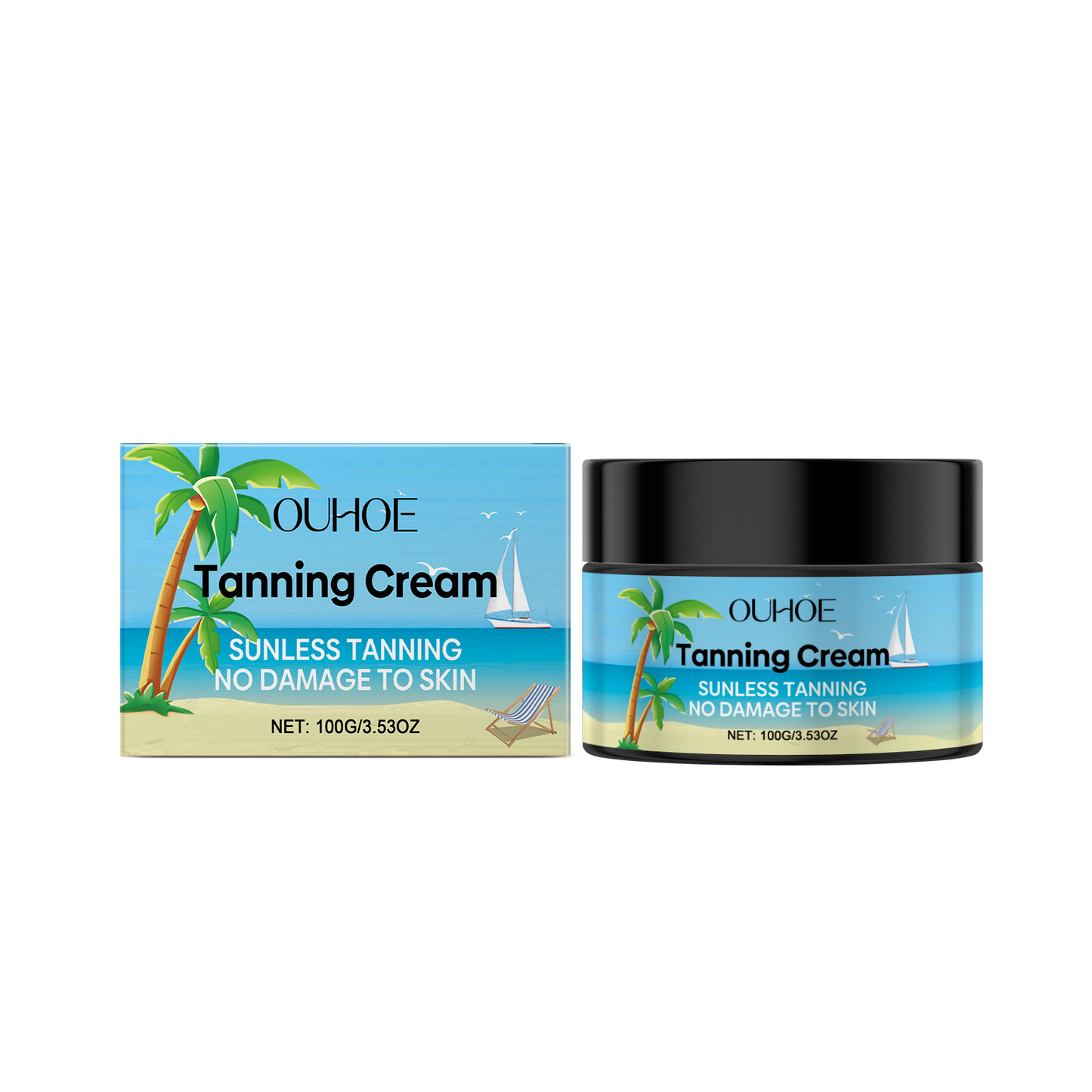 Nourishing Skin Moisturizer Cream for Anti-Tanning and Sunburn Relief