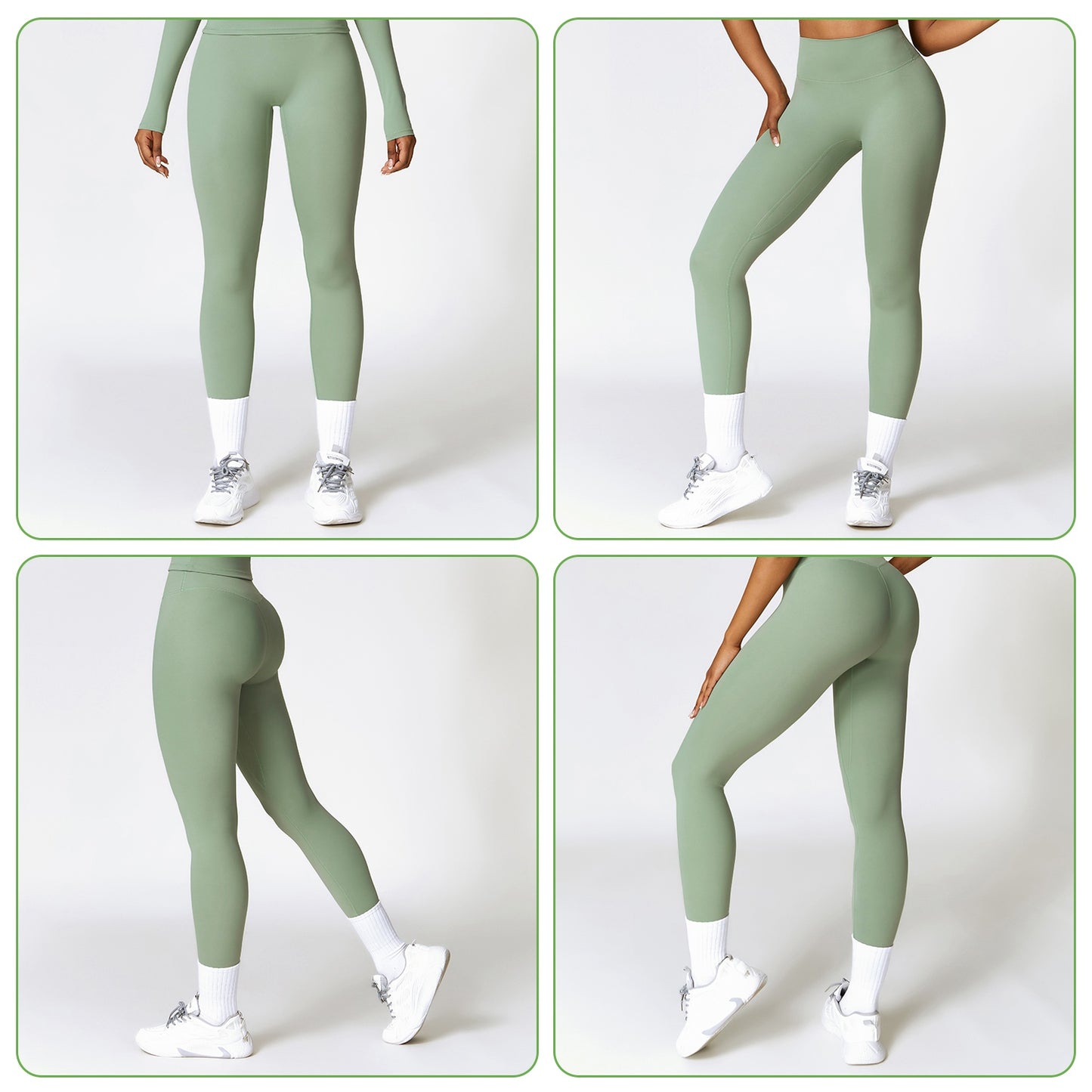 High Waist Workout Leggings - Tummy Control Yoga Pants