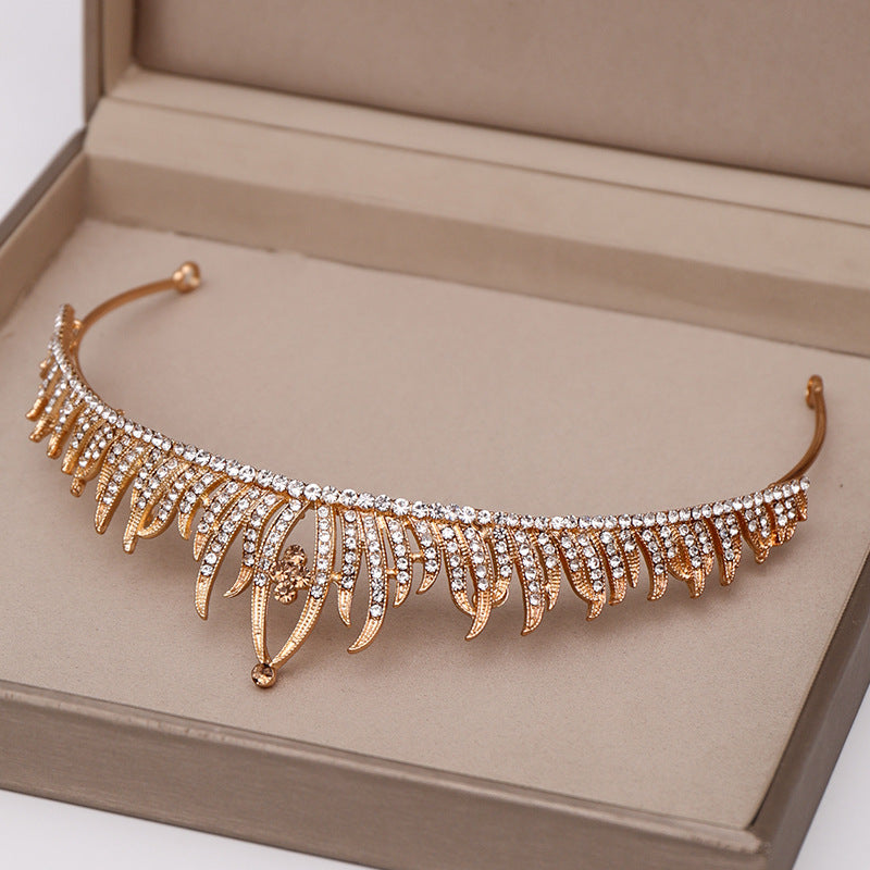 Children's Crown Headband - Diamond-Encrusted Hair Accessory