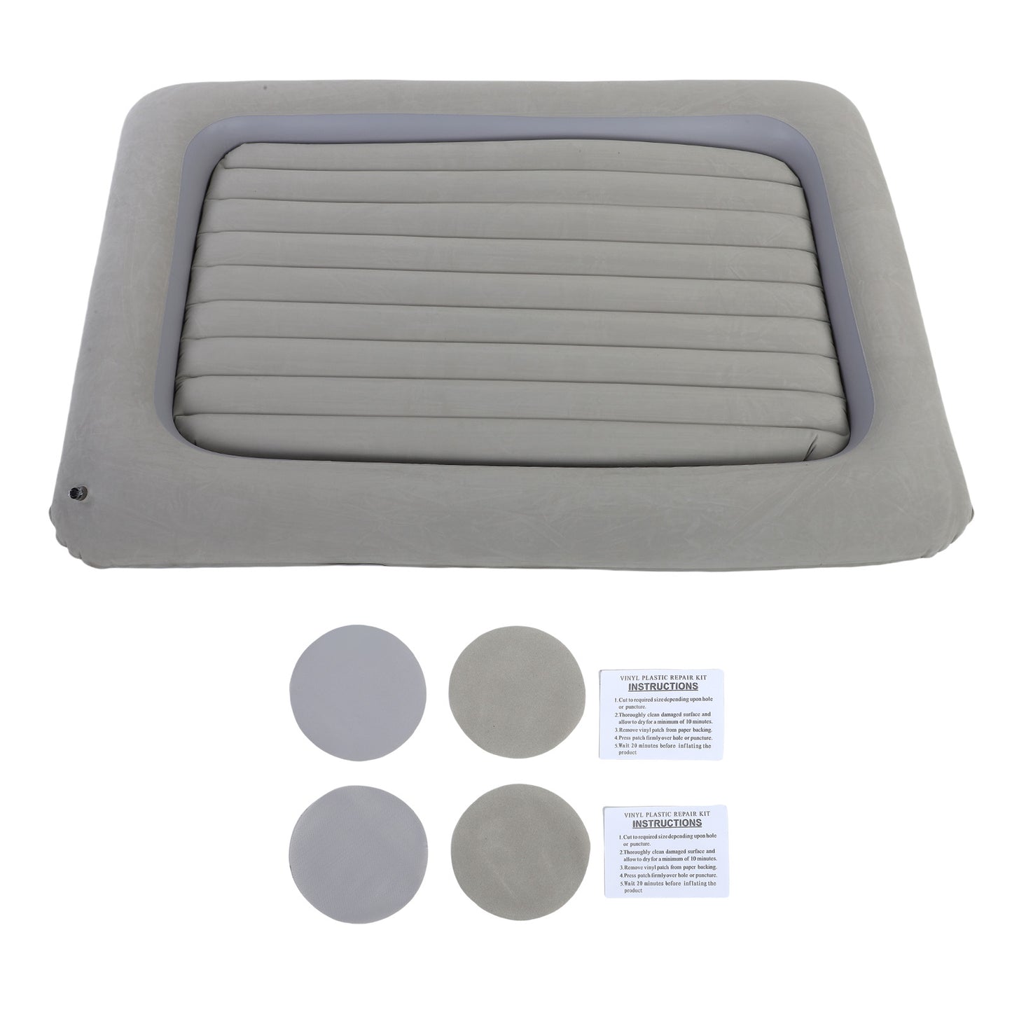 Inflatable Toddler Travel Bed Air Mattress Set Portable Blow Up