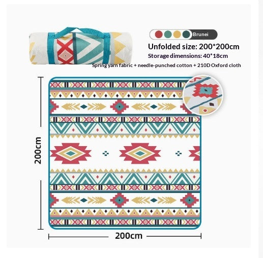 Portable Foldable Picnic Mat for Outdoor Garden & Camping 2x2m