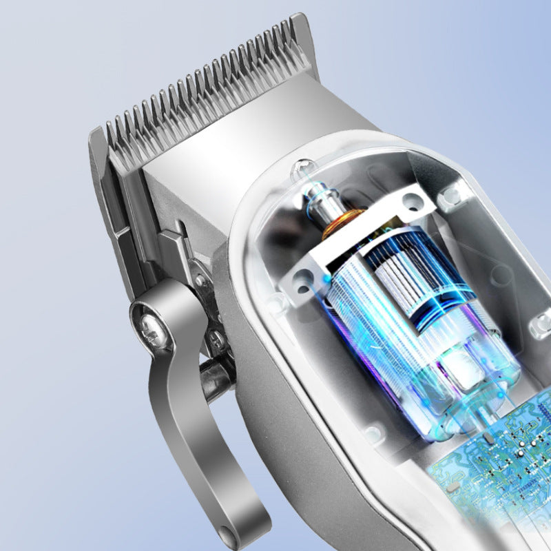 Rechargeable Electric Hair Clipper with 8 Limit Combs