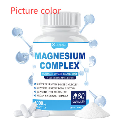 Magnesium Complex Supplement - Glycinate, Citrate & Malate Capsules