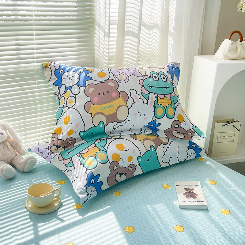 Cotton Twill Pillowcases Set - 100% Cotton, Modern Home Decor