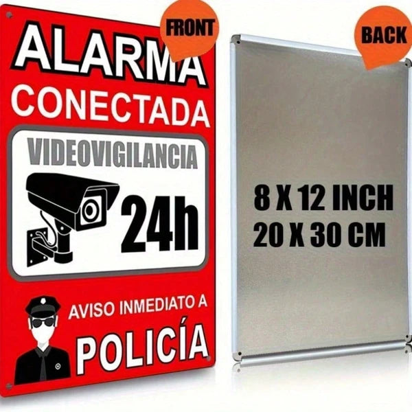 Metal Tin Wall Sign - 20 cm x 20 cm Decorative Artwork