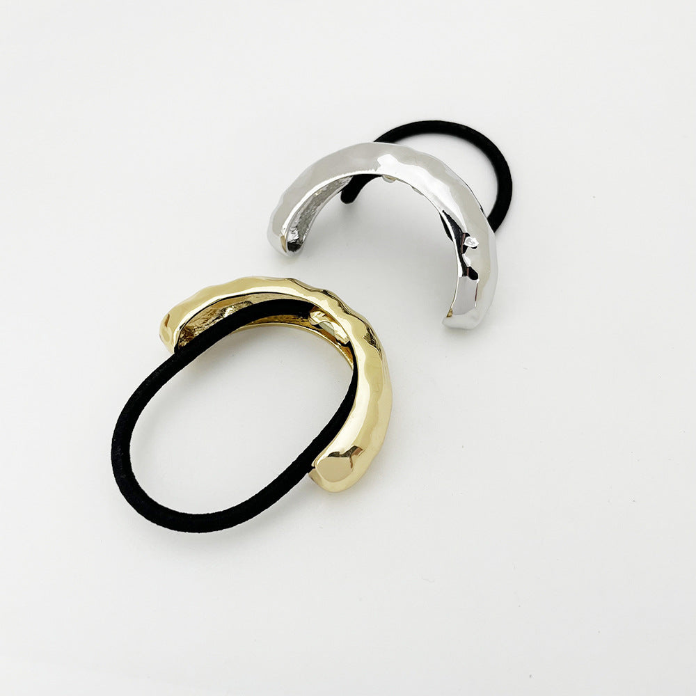 Geometric Round Head Rope Headband - Alloy Hair Accessory
