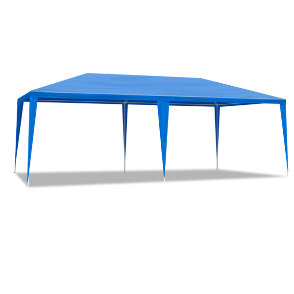 10x20 Outdoor Party Tent with Removable Sidewalls - Blue