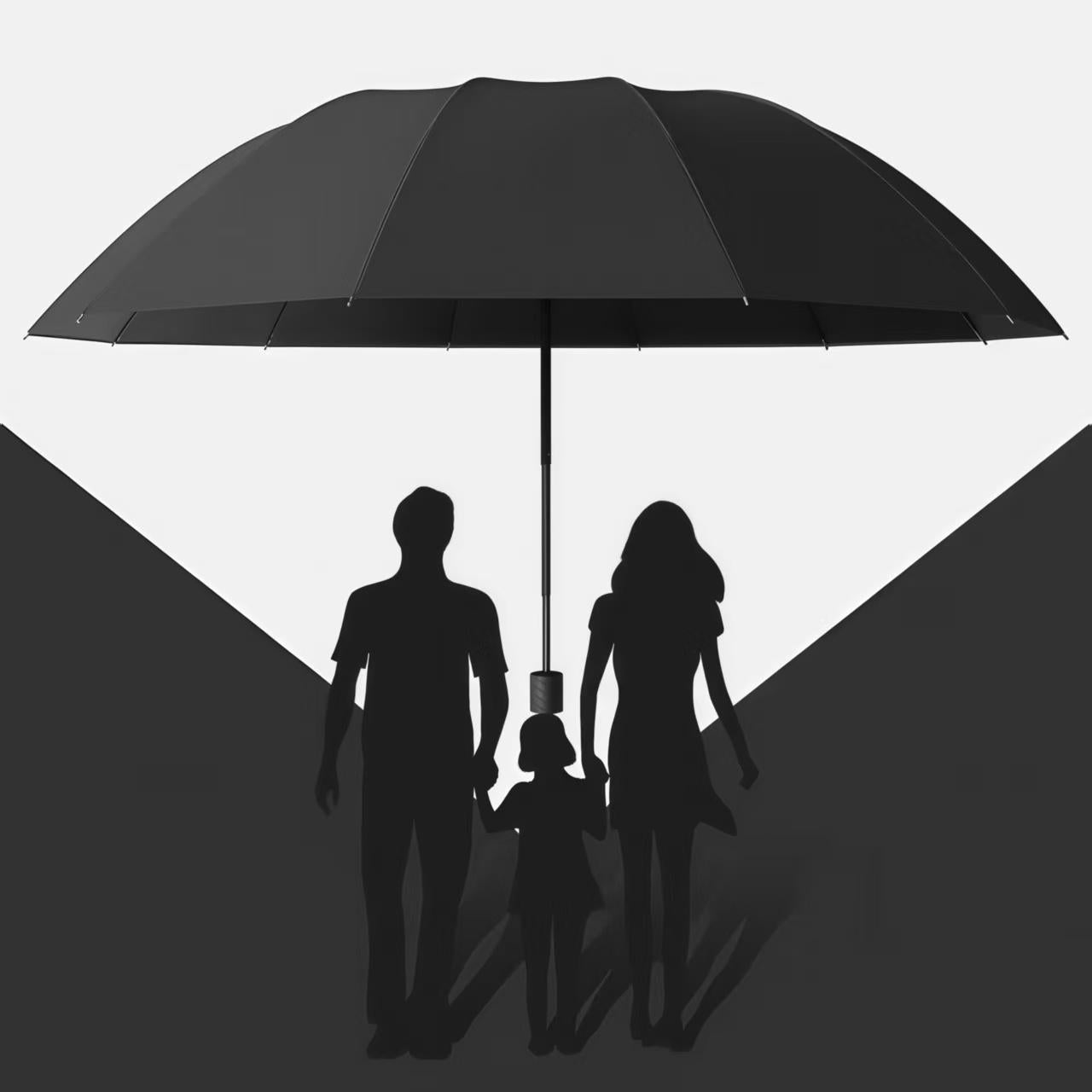 Windproof Waterproof Double Umbrella - Automatic Open/Close