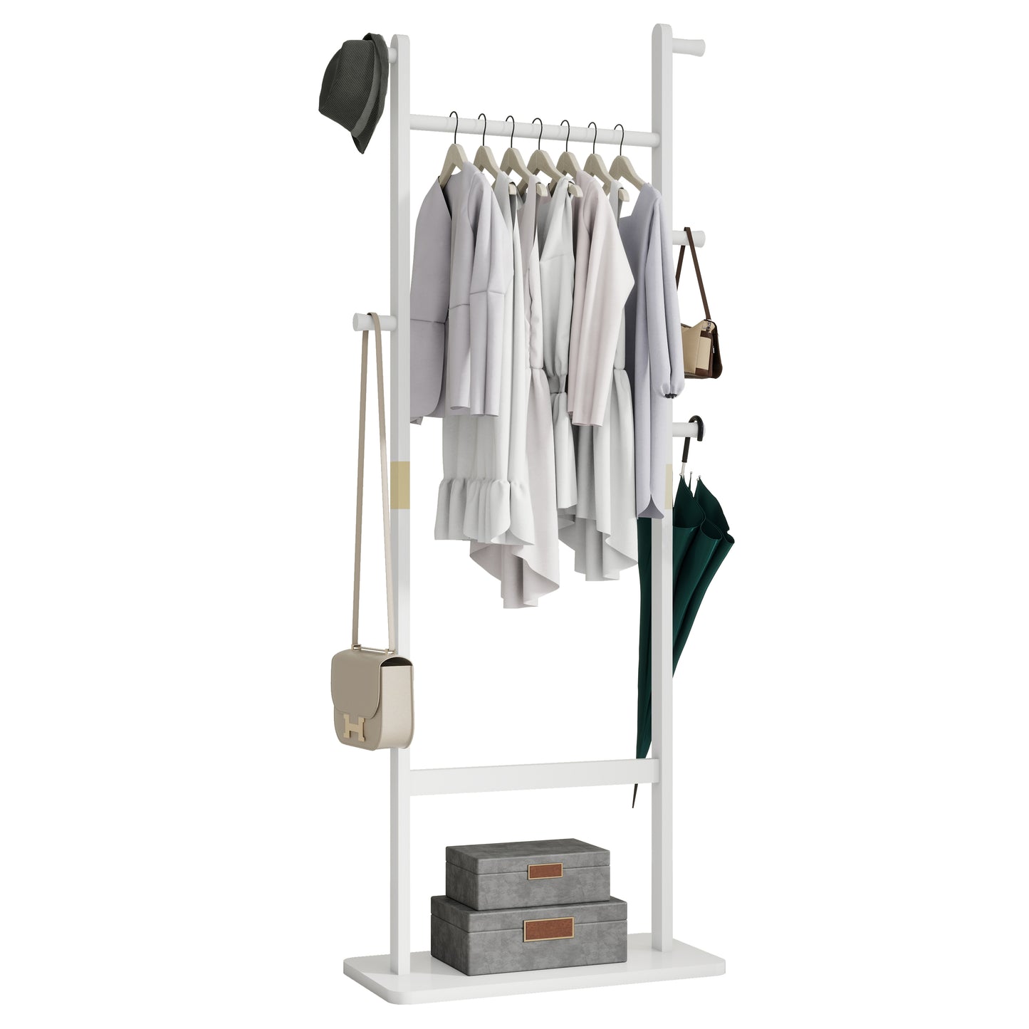 Coat Racks Solid Wood Hanger 23.6X 11X71 In Environmental Protection