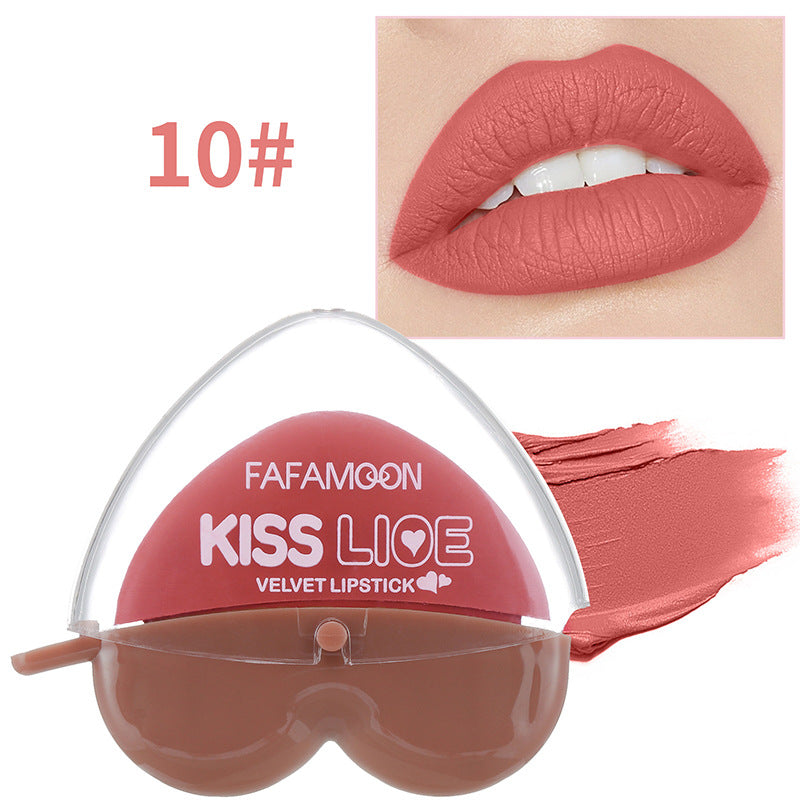 Matte Lipstick with Lip Balm Effect - Moisturizing Lip Color Set