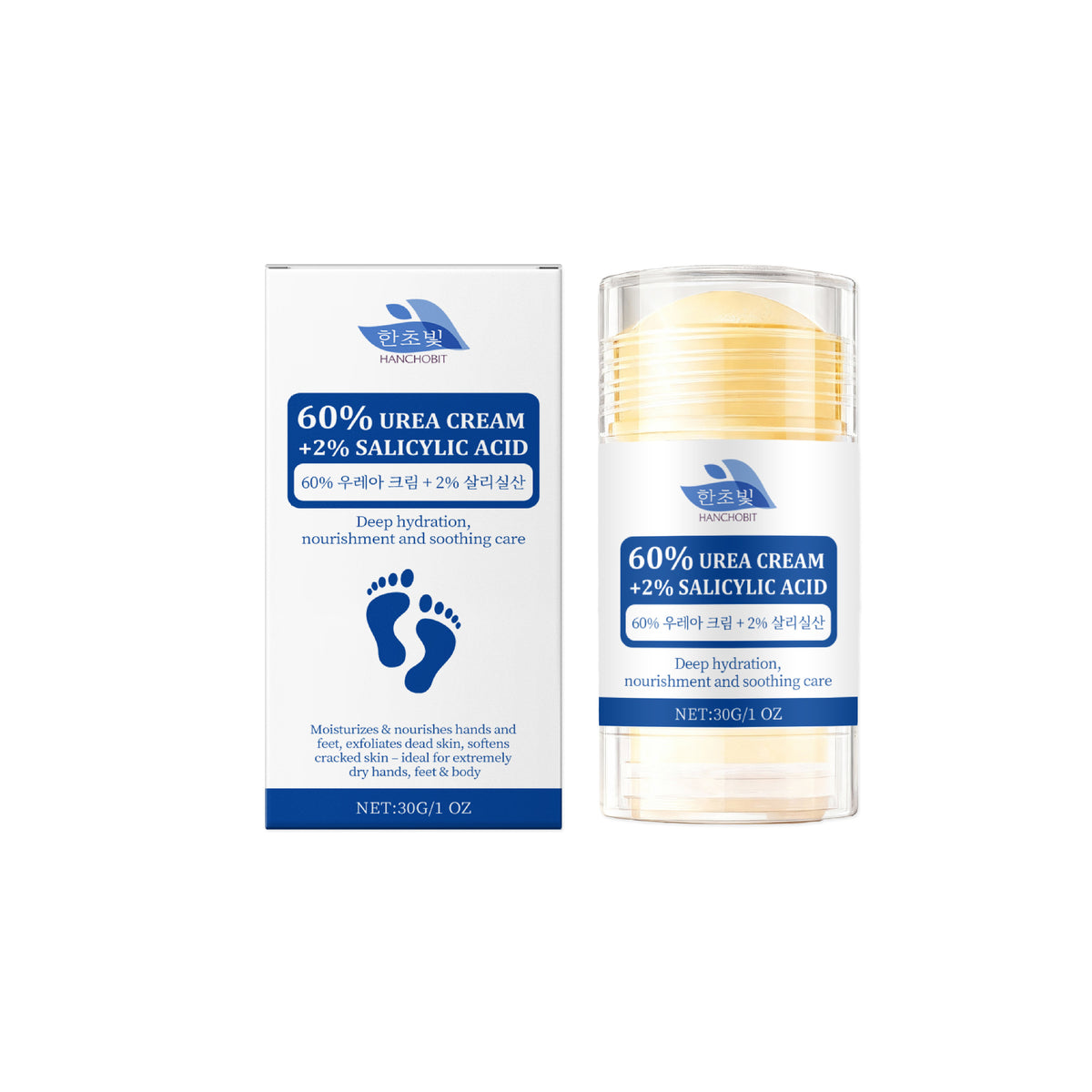 Foot Cream - Gentle Exfoliation & Moisturizing, 30g