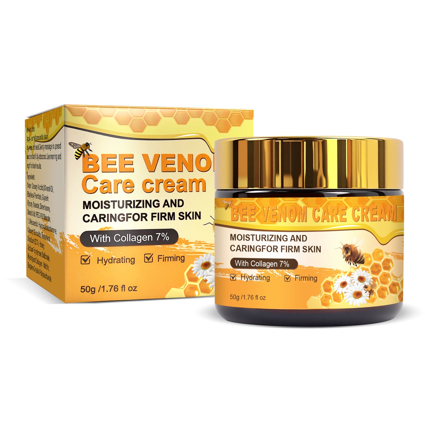 Bee Venom Nourishing Skin Cream 50g - Softens and Soothes All Skin Types