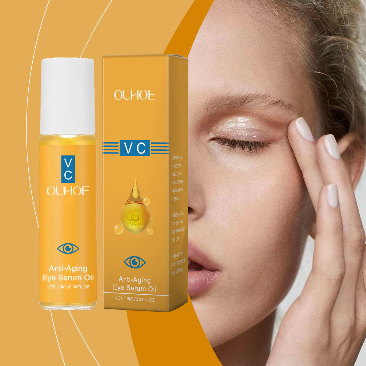 Eye Firming Essence Oil 10ml for Skin Care & Brightening - Nourishing Eye Serum