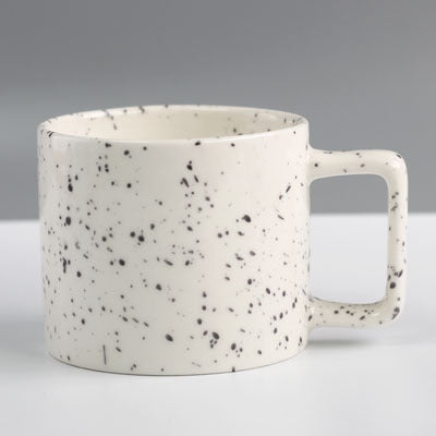 Retro Splash Ink Dot Ceramic Mug - Home Kitchen Drinkware