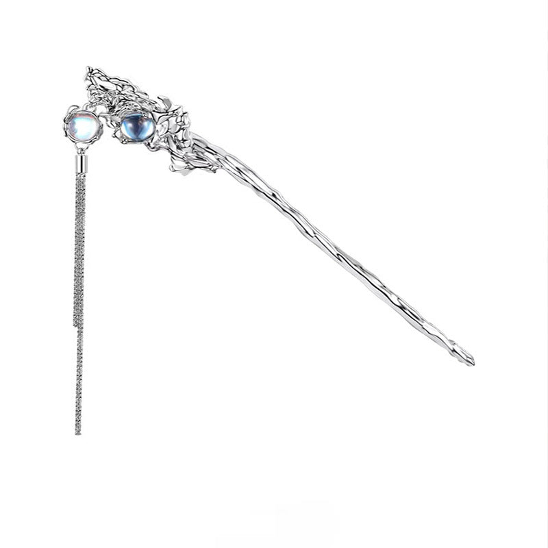 Women's Retro Moonlight Stone Tassel Hairpin