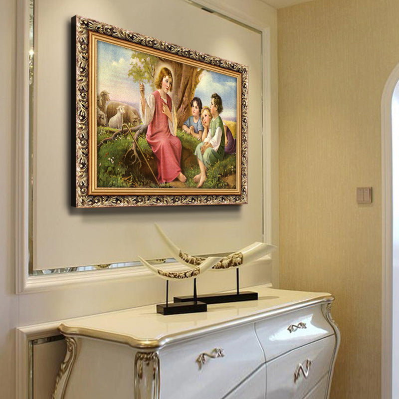 European Style Canvas Oil Painting for Living Room Bedroom Dining Room Wall Decor