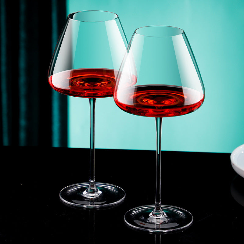 Crystal Red Wine Goblet Set 750ml Nordic Style Glassware - 2 Pieces