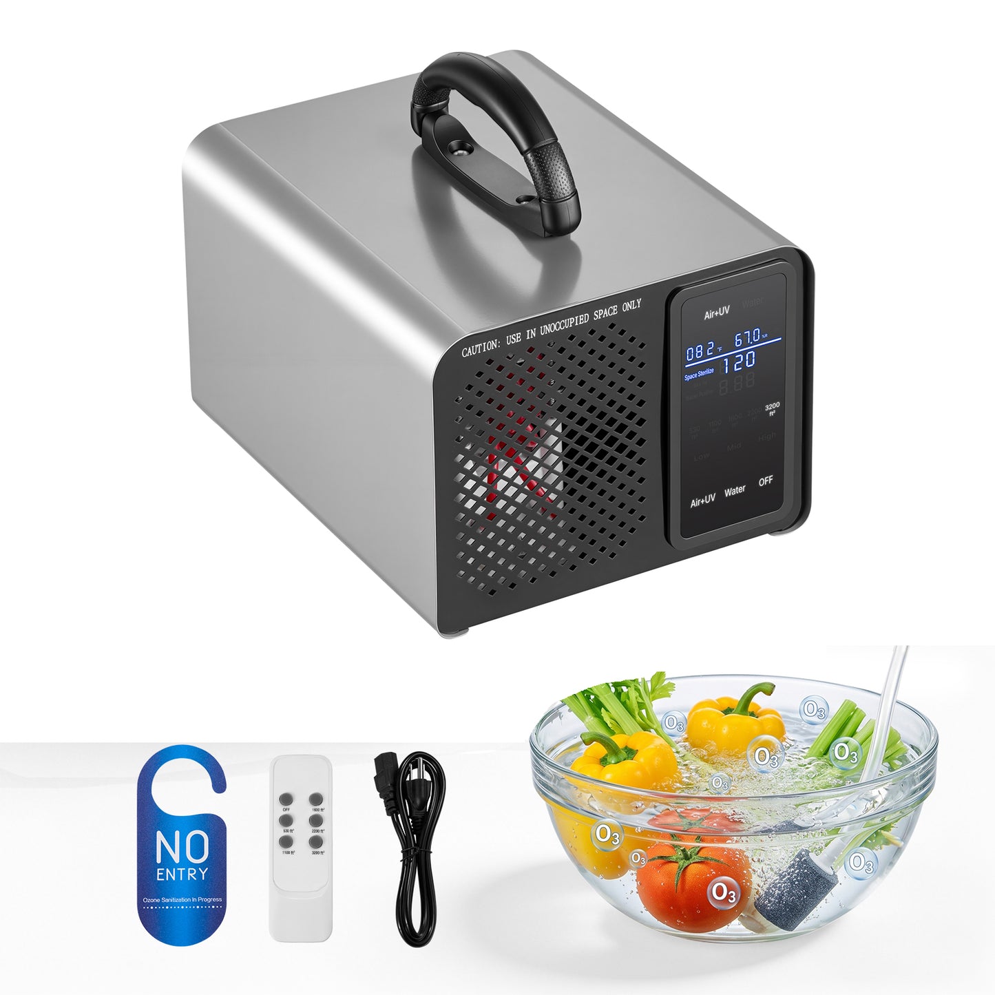 Commercial Ozone Generator 36,000mg/h for Home & Car Odor Removal